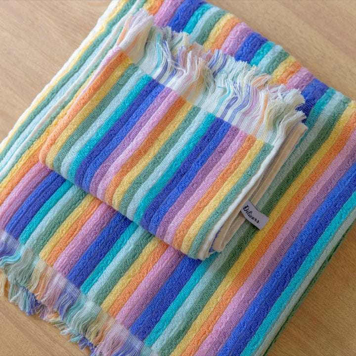 Rain & Rainbow Tassel Towel Collection