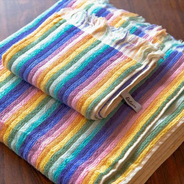 Rain & Rainbow Tassel Towel Collection