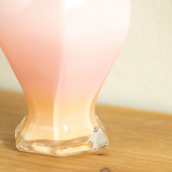 Ruffled Romance Glass Vase IceCream - Delicors