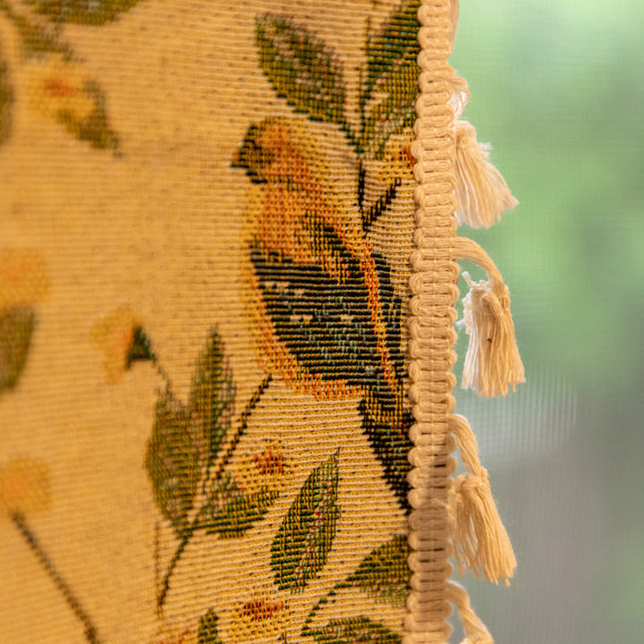 Singing Bird Tassel Curtain -- Delicors
