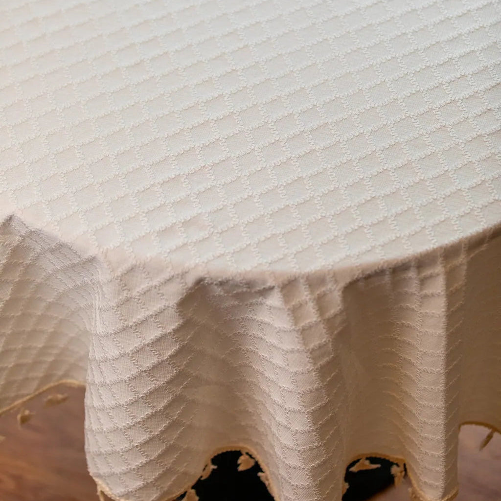 Soft Grid Morning Tablecloth - Delicors