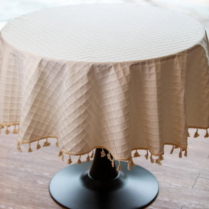 Soft Grid Morning Tablecloth - Delicors