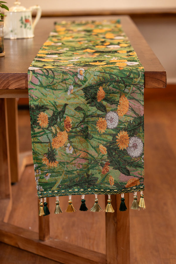 Spring Garden Table Runner -- Delicors