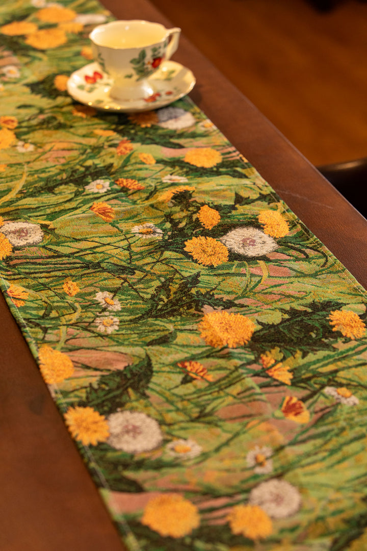 Spring Garden Table Runner -- Delicors