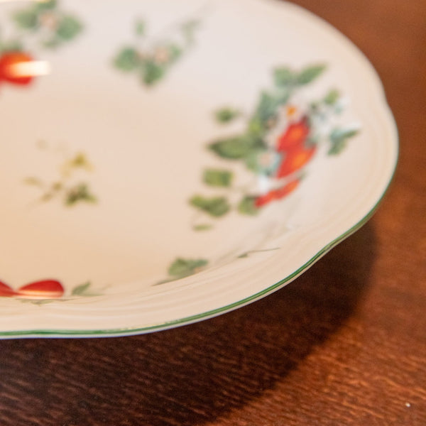 Strawberries Dinnerware-9InchesDeepPlate - Delicors