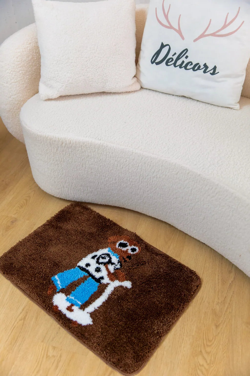 Sunday Relax Rug Brwon - Delicors