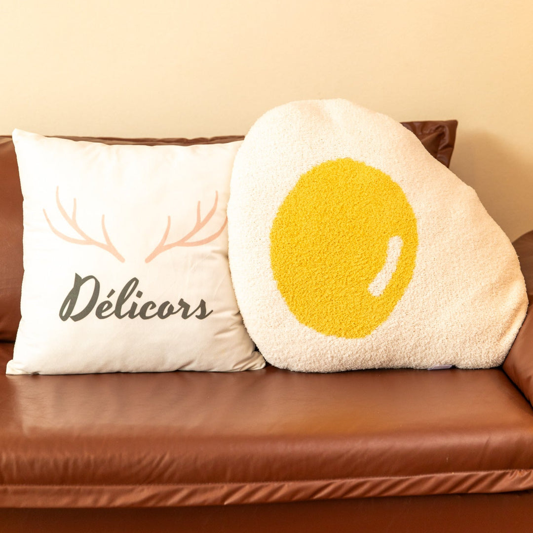 Sunny Side Up Egg Cushion -- Delicors