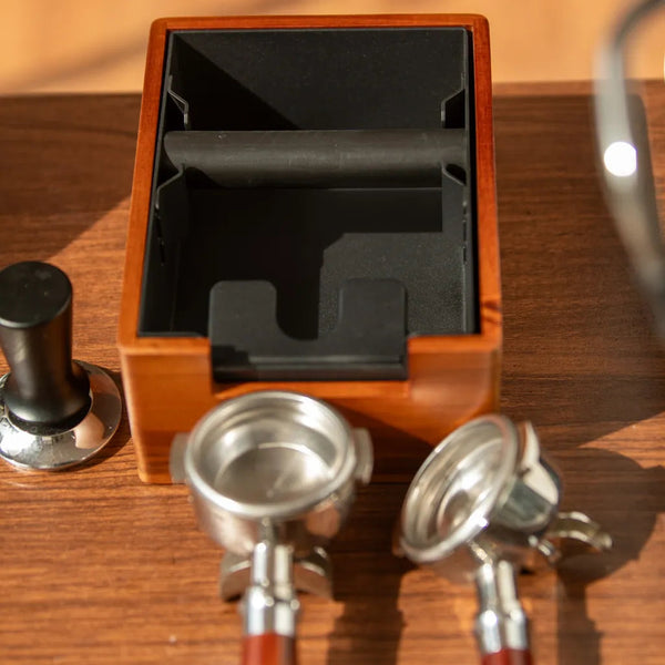 The Daily Grind Wooden Knock Box - Delicors