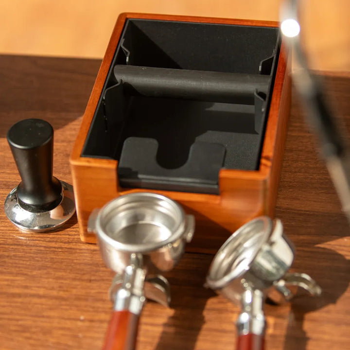 The Daily Grind Wooden Knock Box - Delicors