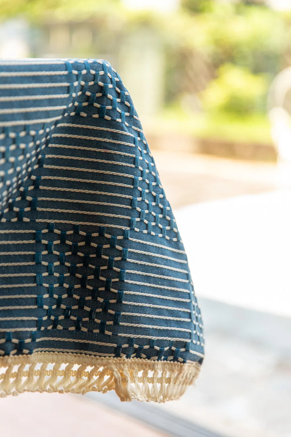 Vintage Geo Weave Tablecloth - Delicors