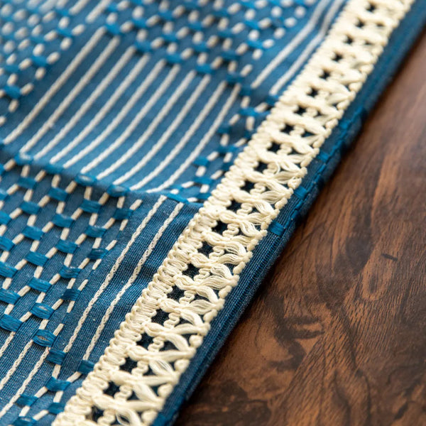 Vintage Geo Weave Tablecloth - Delicors