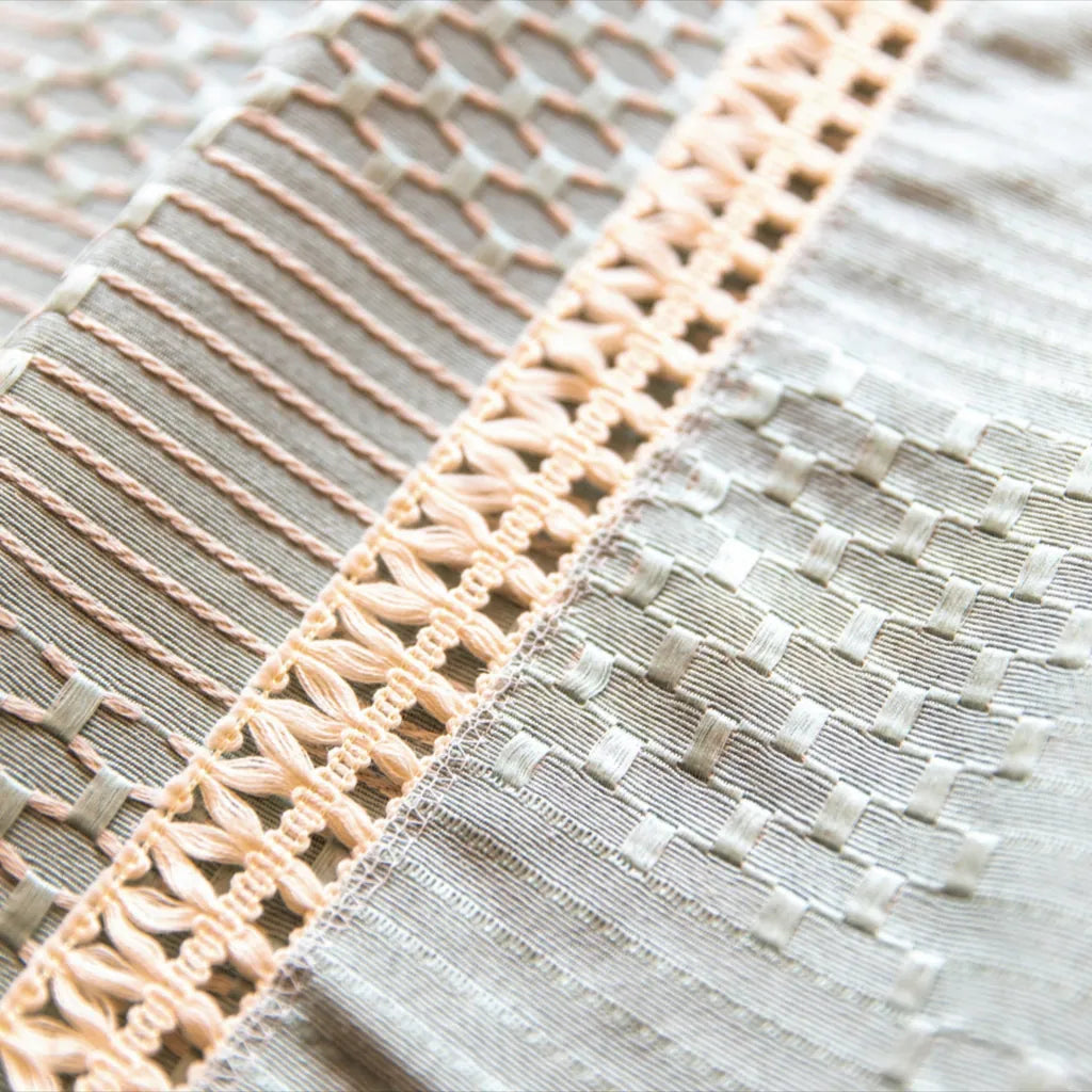 Vintage Geo Weave Tablecloth