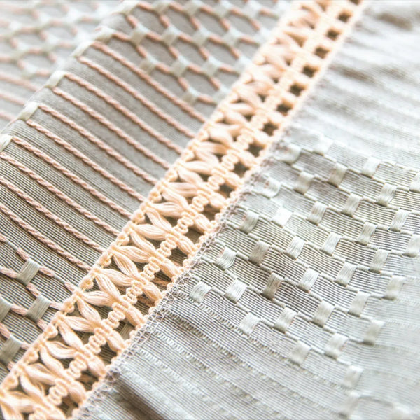 Vintage Geo Weave Tablecloth