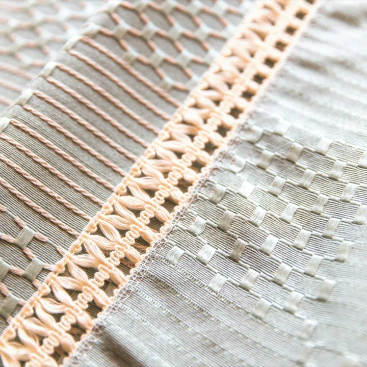 Vintage Geo Weave Tablecloth