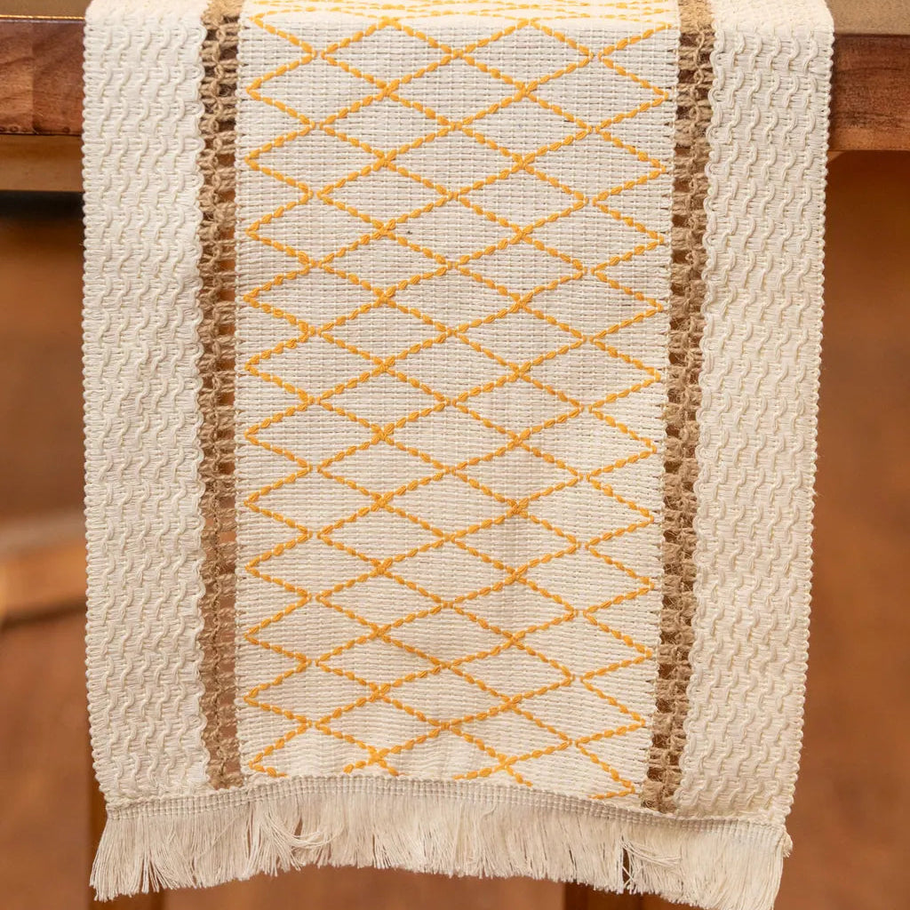 Warm Countryside Fringe Runner - Delicors