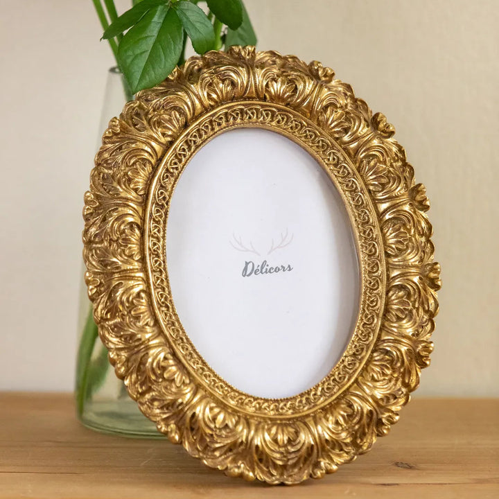 Aged Gold Ornate Frame -- Delicors