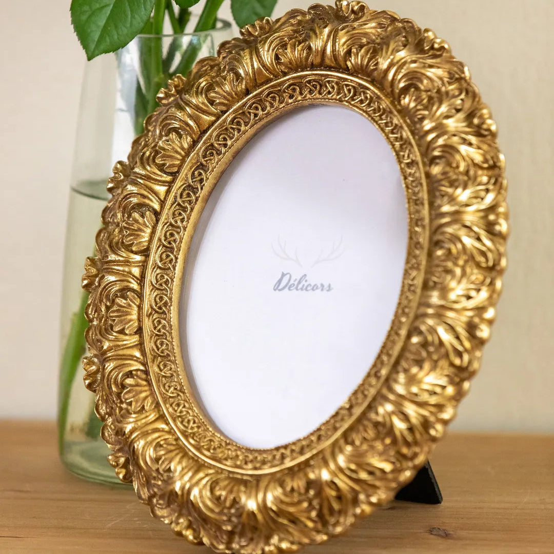 Aged Gold Ornate Frame -- Delicors