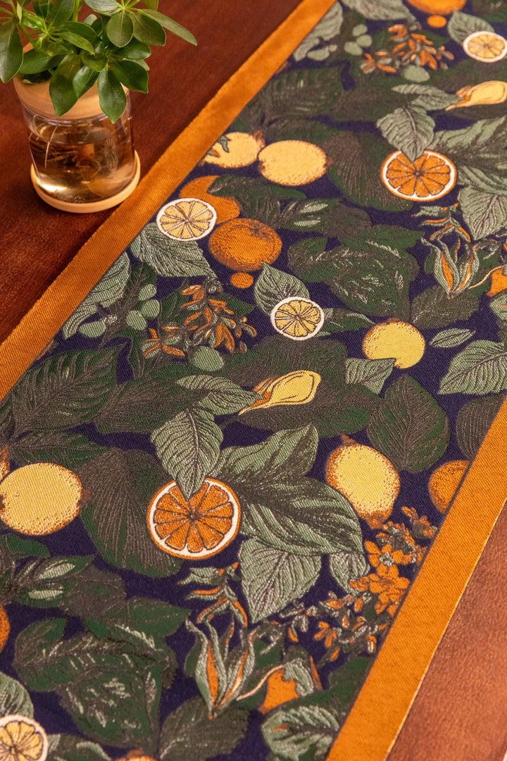Citrus Grove Tassel Runner