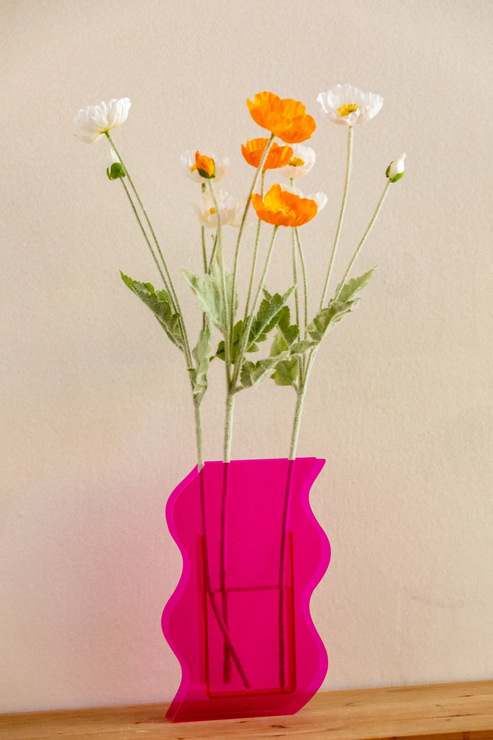 Colourful Nordic Irregular Acrylic Vase