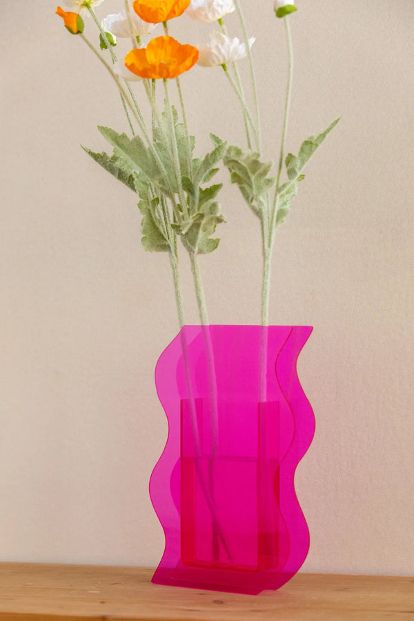 Colourful Nordic Irregular Acrylic Vase