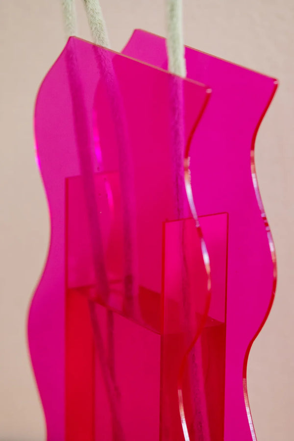 Colourful Nordic Irregular Acrylic Vase