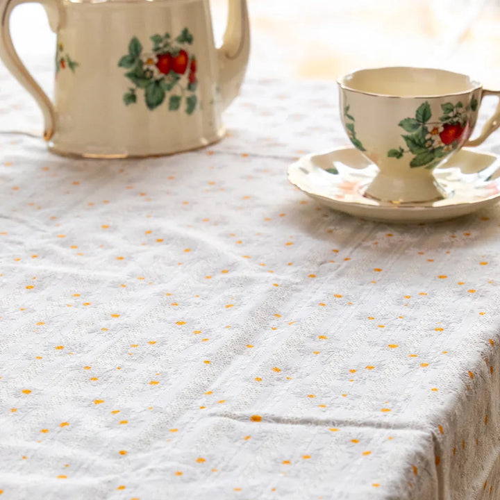 Small Daisy Tassel Table Cloth -Table Cloth- Delicors