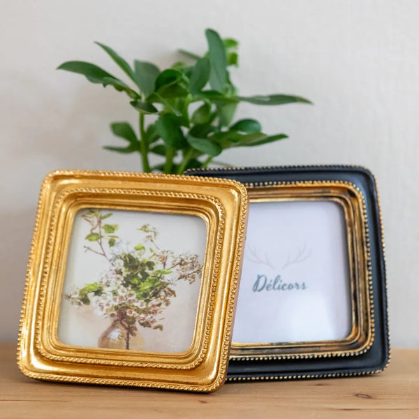 Dual Tone Vintage Photo Frame -- Delicors