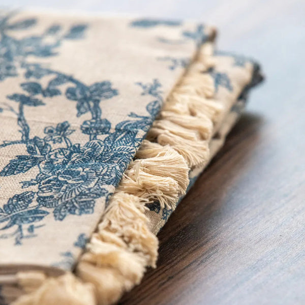 Floral Decadence Tassel Table Cloth Collection -Table Cloth- Delicors