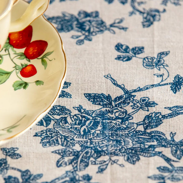 Floral Decadence Tassel Table Cloth Collection -Table Cloth- Delicors