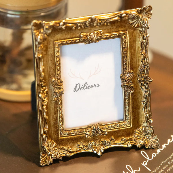 Gilded Ornate Photo Frame -- Delicors