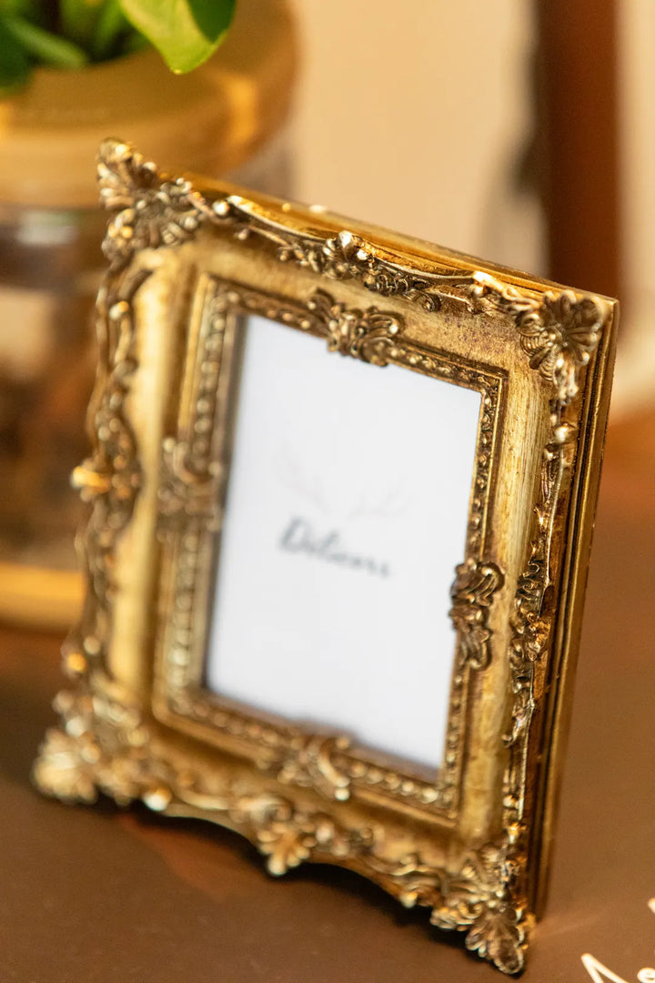 Gilded Ornate Photo Frame -- Delicors