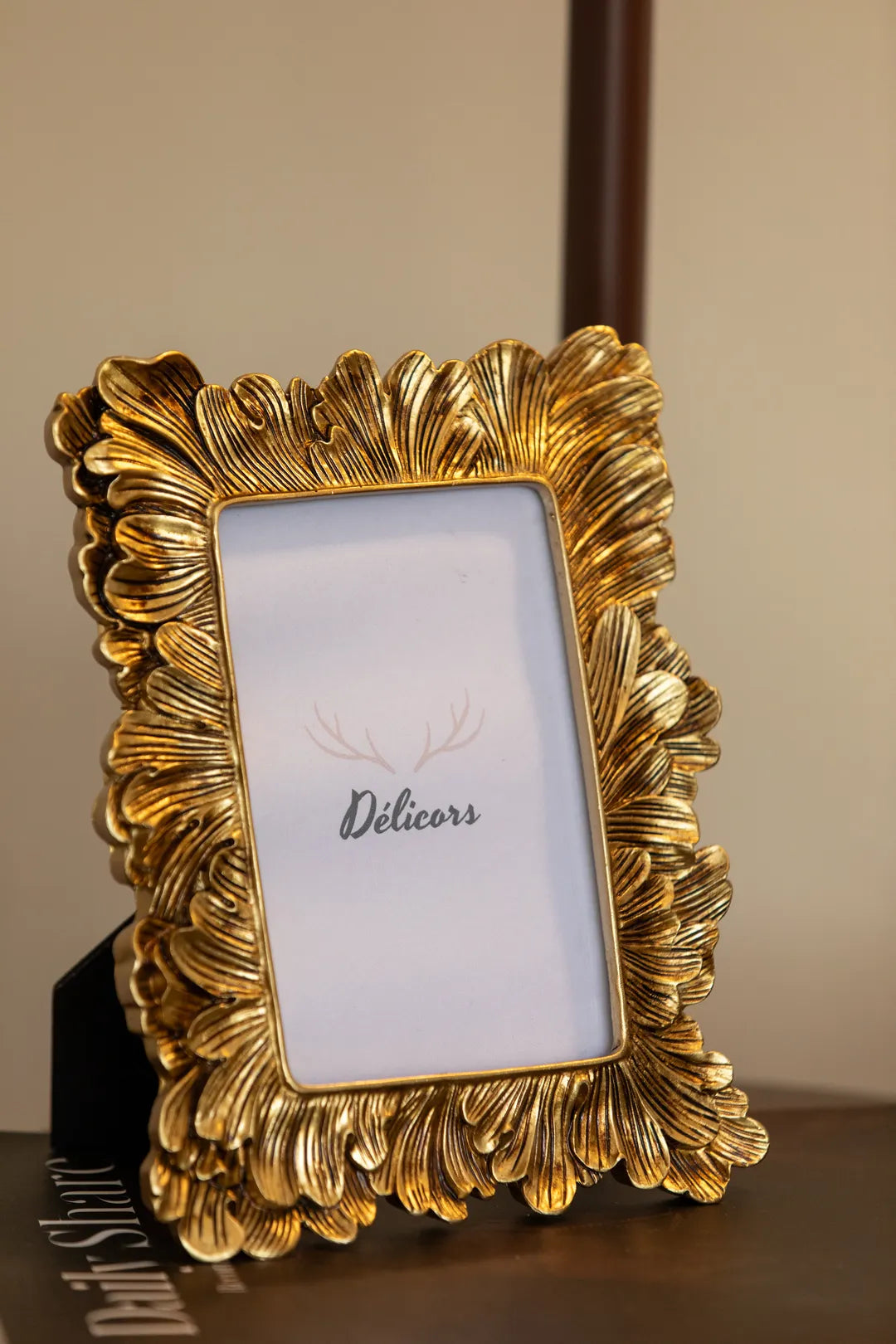Gold Scroll Photo Frame -- Delicors