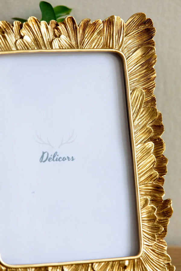 Gold Scroll Photo Frame -- Delicors