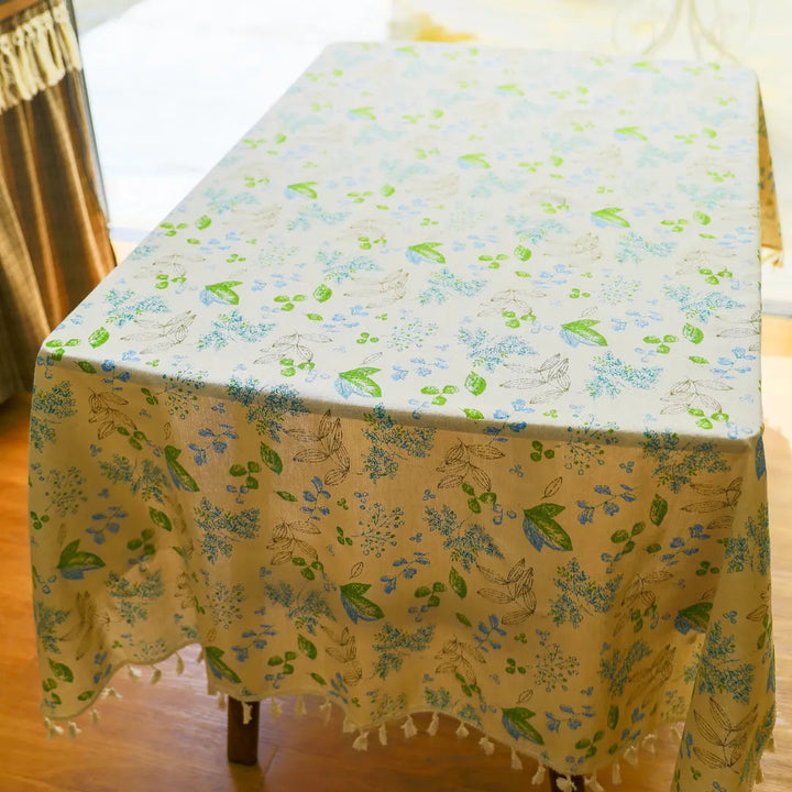 Green Spring Day Tablecloth -- Delicors