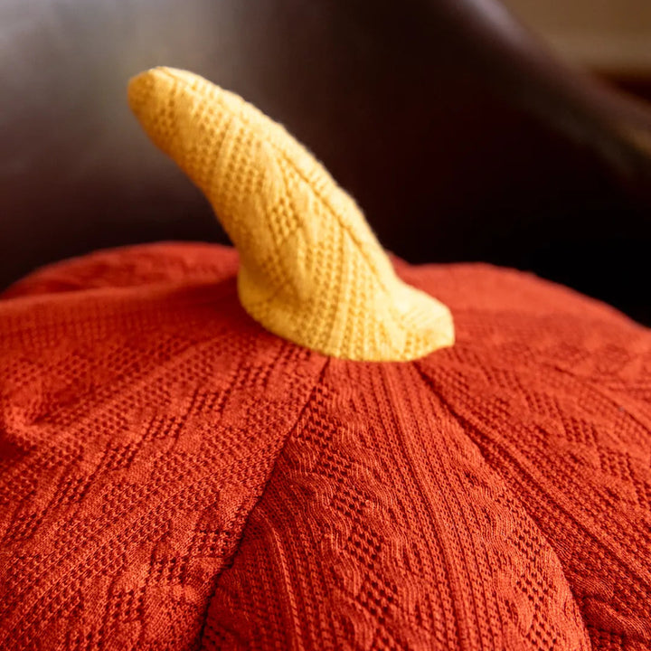 Knitted Pumpkin Cushion Delicors