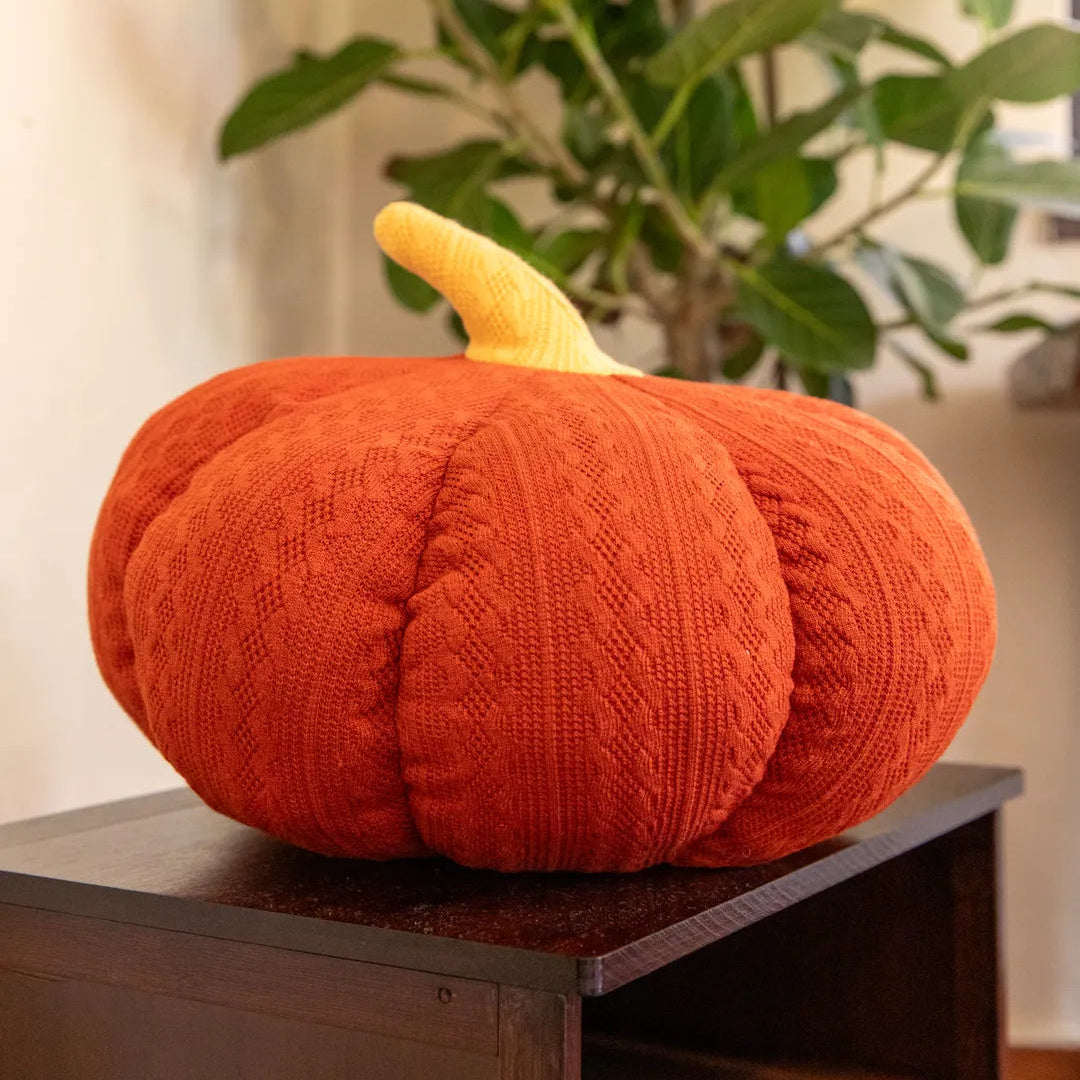 Buy Knitted Pumpkin Cushion Online

