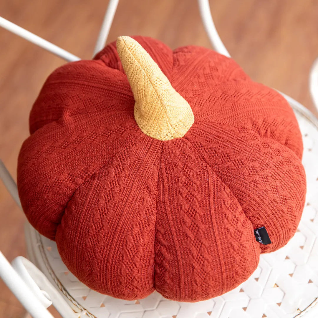 Knitted Pumpkin Cushion - Delicors