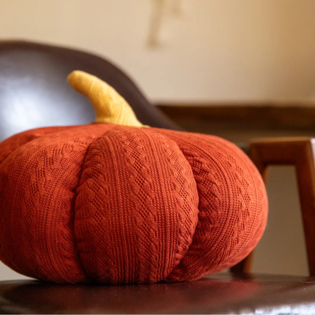 Buy Knitted Pumpkin Cushion
