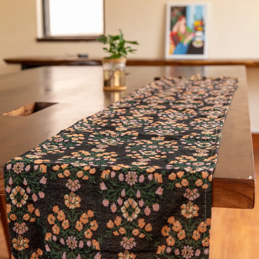 Midnight Blue Table Runner -- Delicors