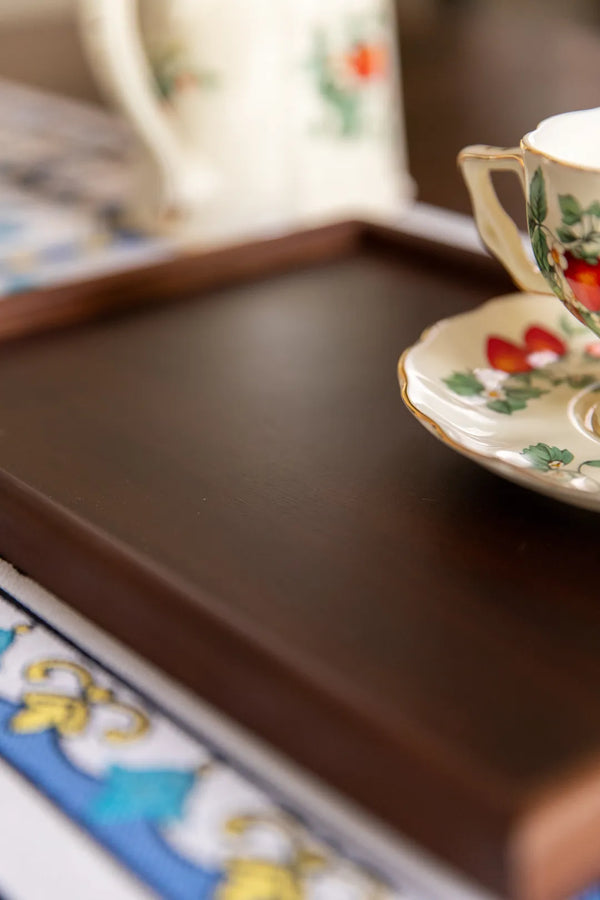 Minimalist Walnut Tray -- Delicors