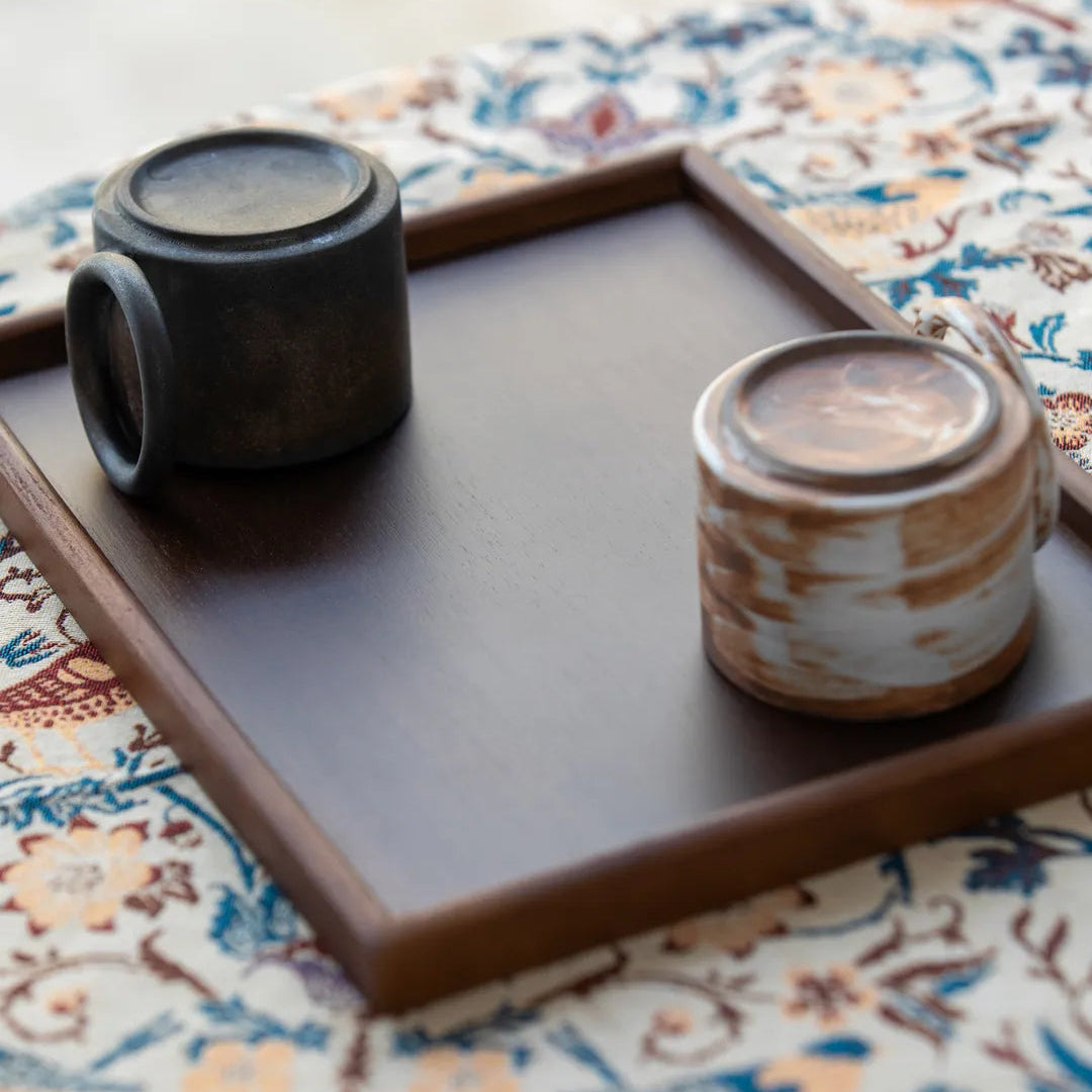Minimalist Walnut Tray -- Delicors