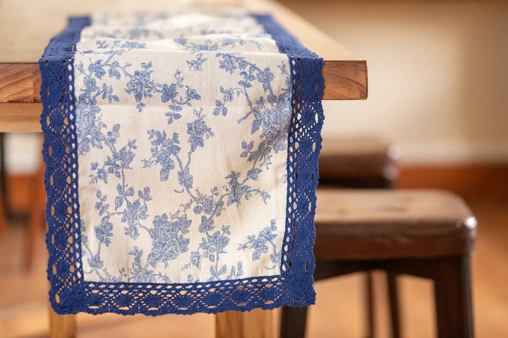 Old World Floral Table Runner -- Delicors