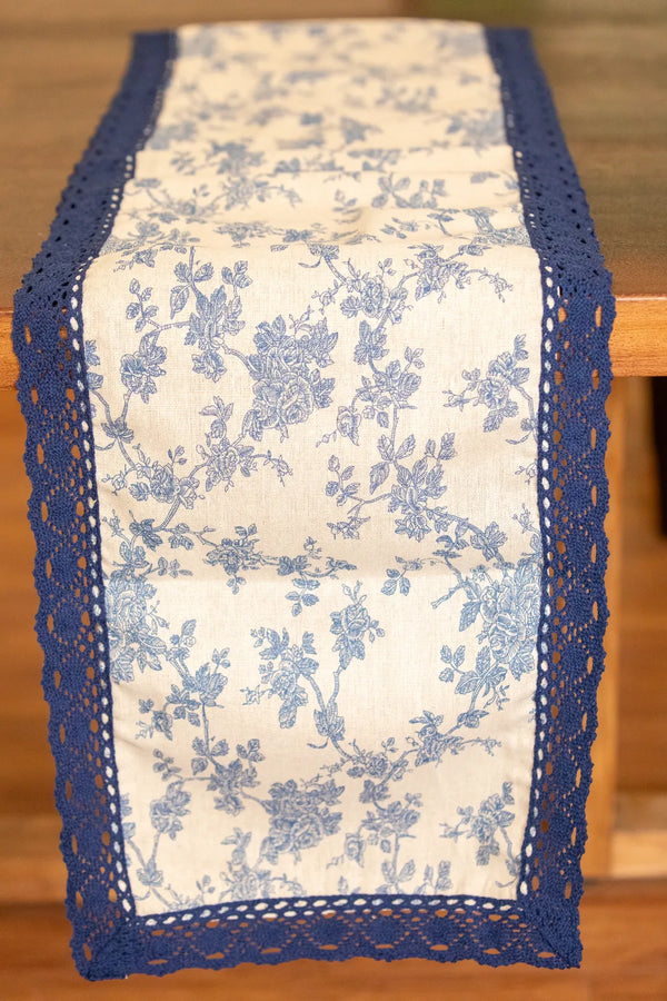 Old World Floral Table Runner -- Delicors