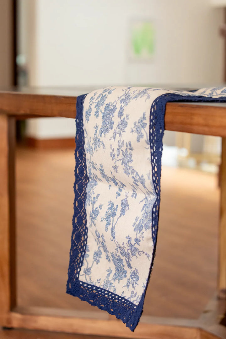 Old World Floral Table Runner -- Delicors