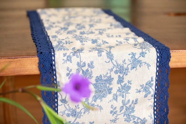 Old World Floral Table Runner -- Delicors