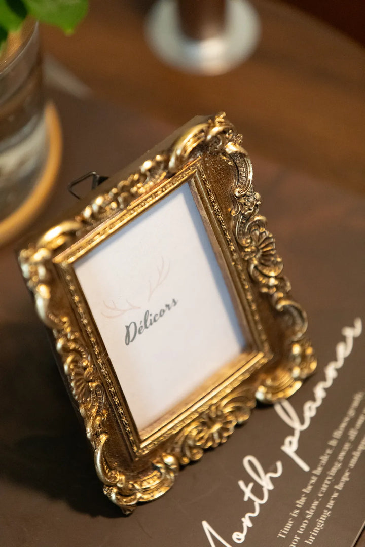 Ornate Scroll Photo Frame Set -- Delicors
