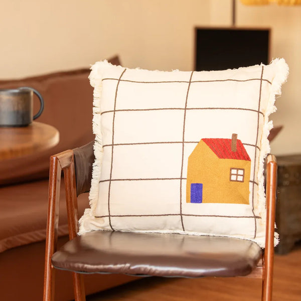 Pasture Tales Embroidered Cushion