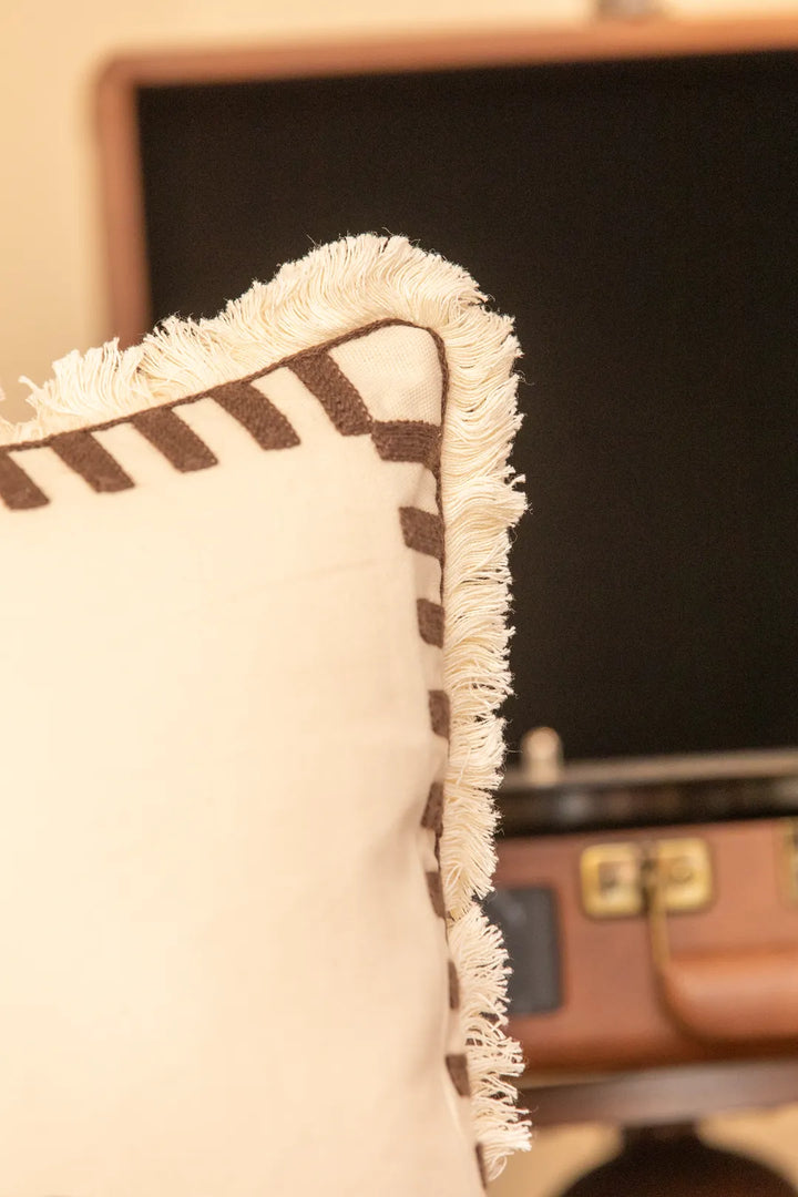 Pasture Tales Embroidered Cushion