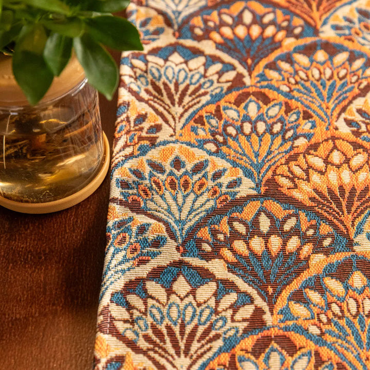 Peacock Royal Table Runner -- Delicors