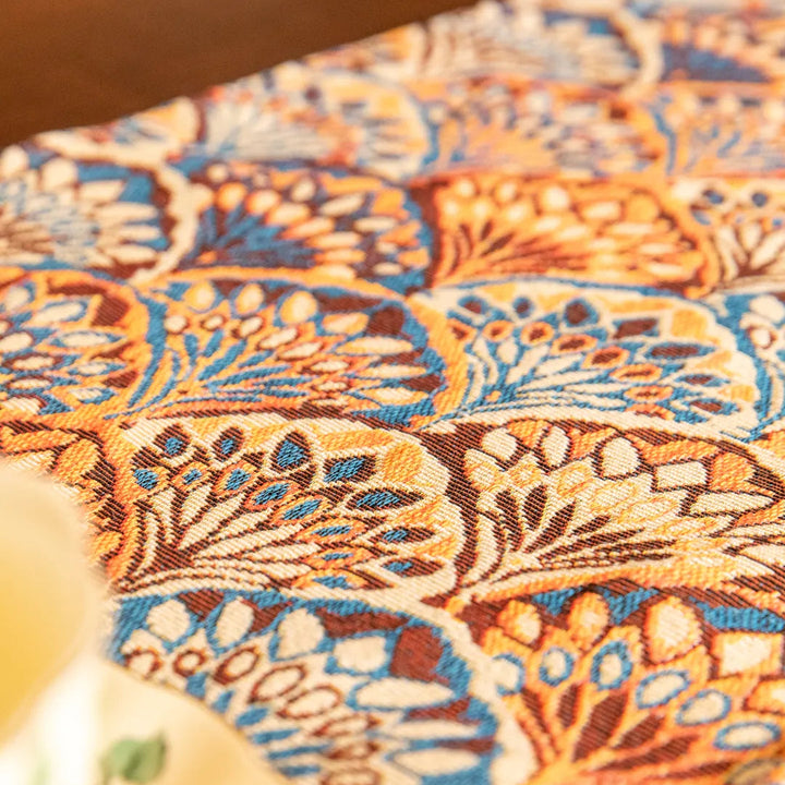 Peacock Royal Table Runner -- Delicors